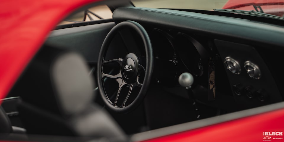 Steve Holcomb at Pro Auto Custom Interiors was responsible for the interior look.
