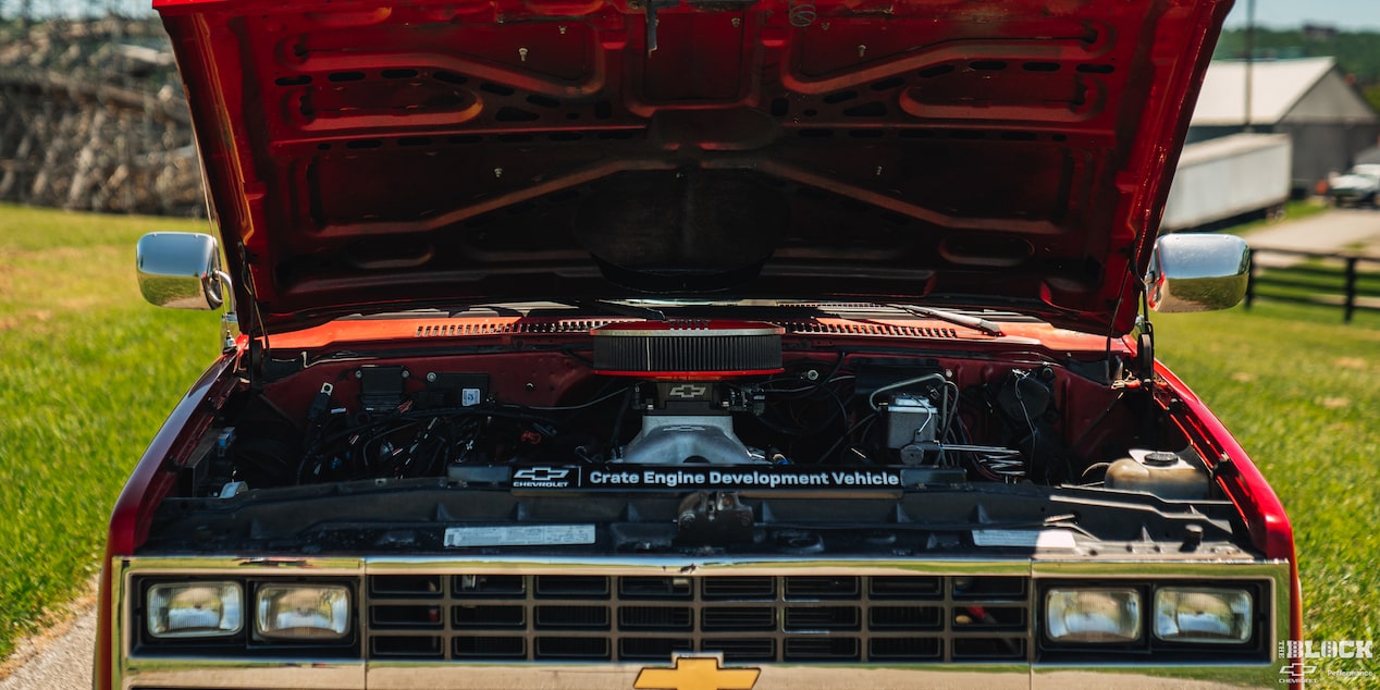 The Chevrolet Performance team spent extensive time refining the engine in the truck. Their development work ultimately benefits the customer.