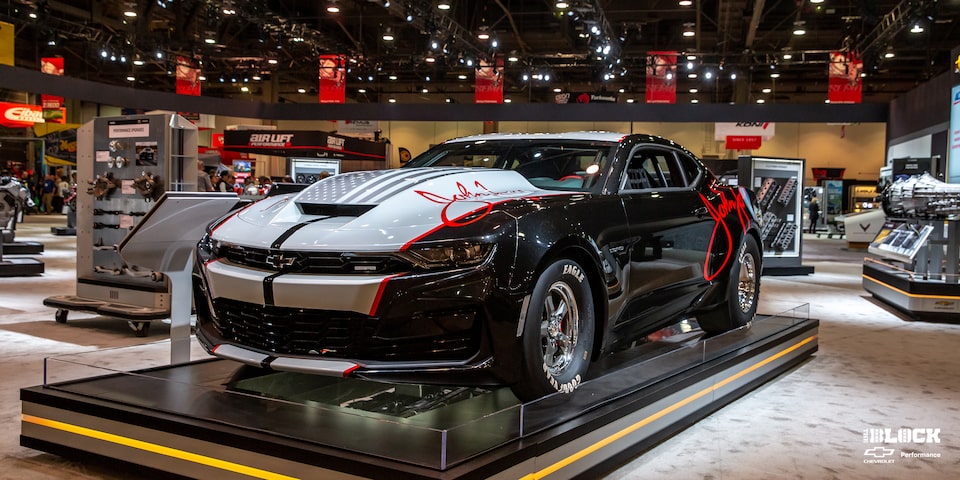The 2020 COPO Camaro John Force Edition was unveiled at the 2019 SEMA Show. It sold at the Scottsdale edition of the Barrett-Jackson Collector Car in early 2020.