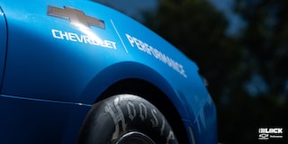 Close Up of Chevrolet Performance Logo on a Vehicle