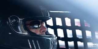 Close Up Side View of a Driver Inside a Vehicle