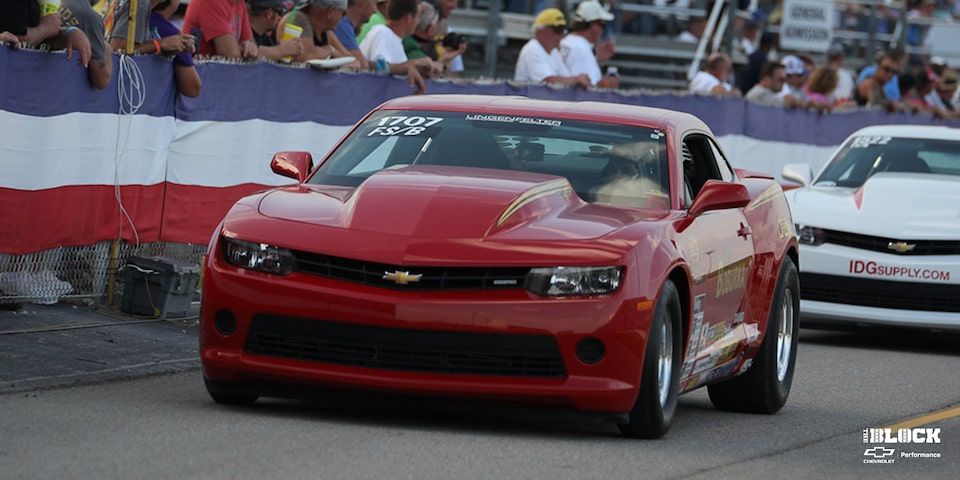 Jim Boburka was the first customer to make a pass on the drag strip with a modern COPO Camaro.