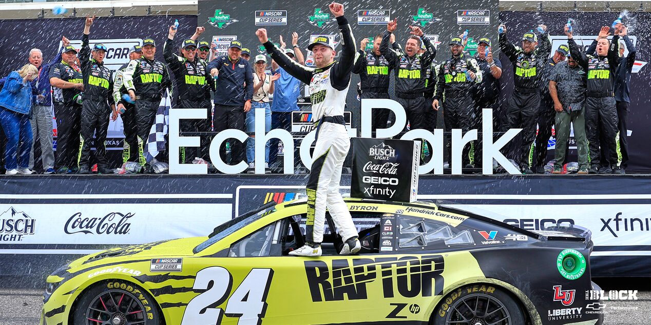 Byron has won two of the season’s first six races.