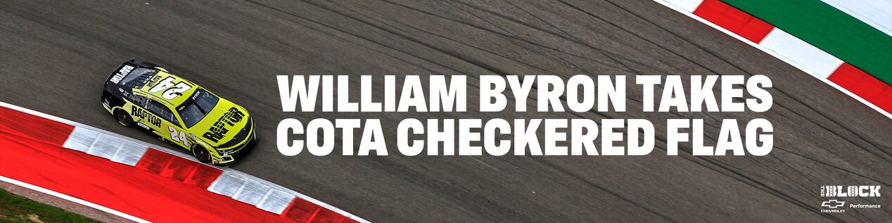 William Byron Takes COTA Checkered Flag