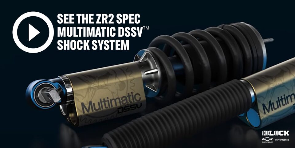 See the ZR2 Spec Multimatic DSSV Shock System