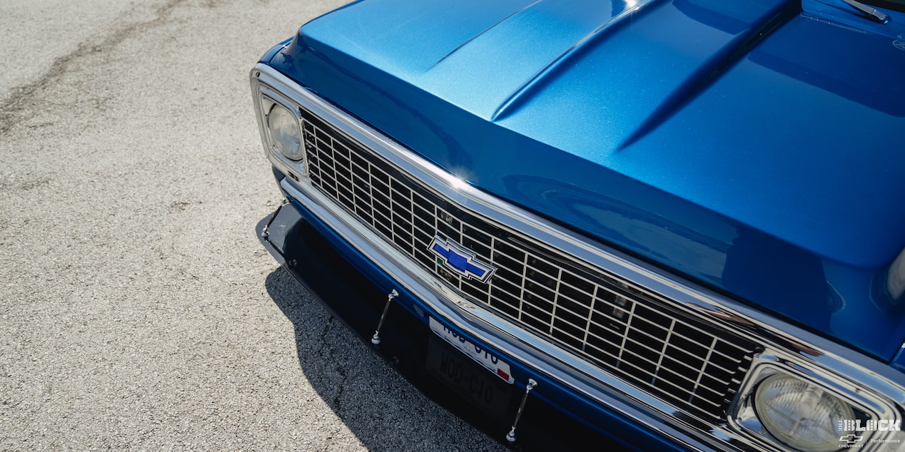 Overhead View of Ronnie and Tina Allen’s "Bruzer" LS-Powered 1972 Chevrolet C10