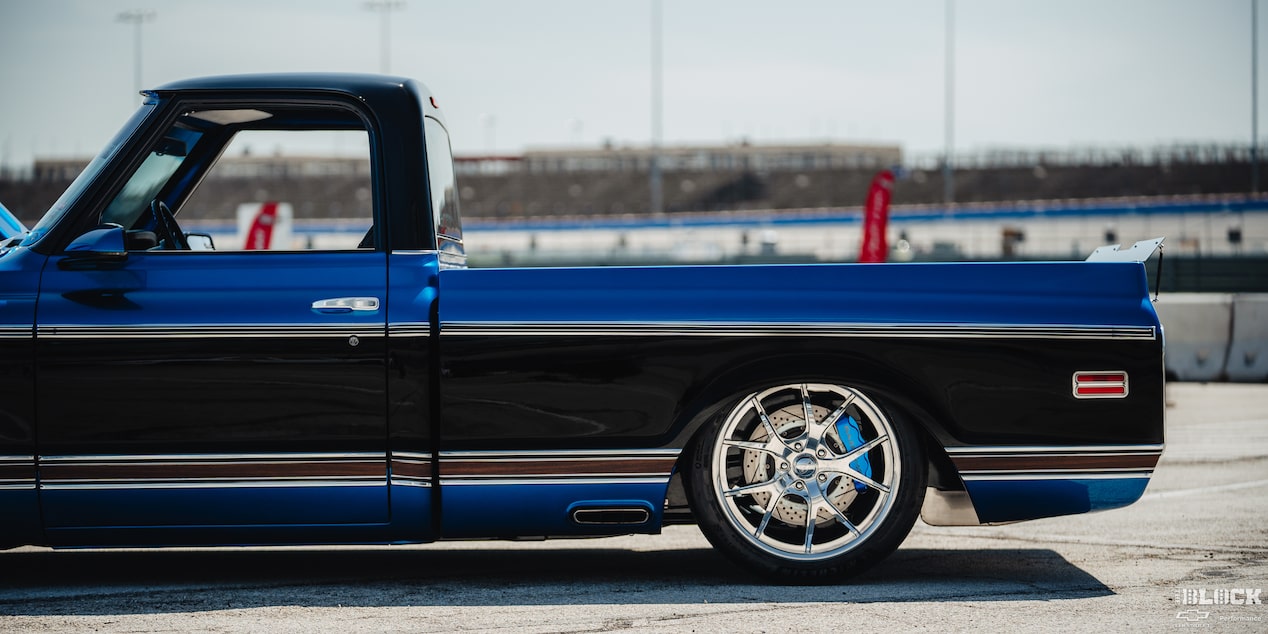 The truck is a perfect combination of class and aggression.