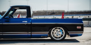 Side View of Ronnie and Tina Allen’s "Bruzer" LS-Powered 1972 Chevrolet C10