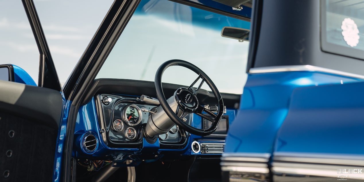 Lower Angle Interior View of Ronnie and Tina Allen’s 1972 Chevrolet C10