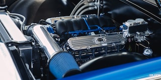 Engine View of Ronnie and Tina Allen’s "Bruzer" LS-Powered 1972 Chevrolet C10