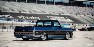 Rear View of Ronnie and Tina Allen's "Bruzer" 1972 Chevrolet C10