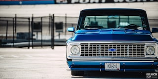 Front View of Ronnie and Tina Allen's 1972 Chevrolet C10