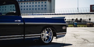 Left Rear Side View of Ronnie and Tina Allen's 1972 Chevrolet C10