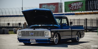 Ronnie and Tina Allen’s "Bruzer" LS-Powered 1972 Chevrolet C10 With an Open Hood