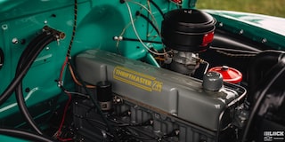 Three Quarters View of a Chevy Thrift Master Rectangular Engine