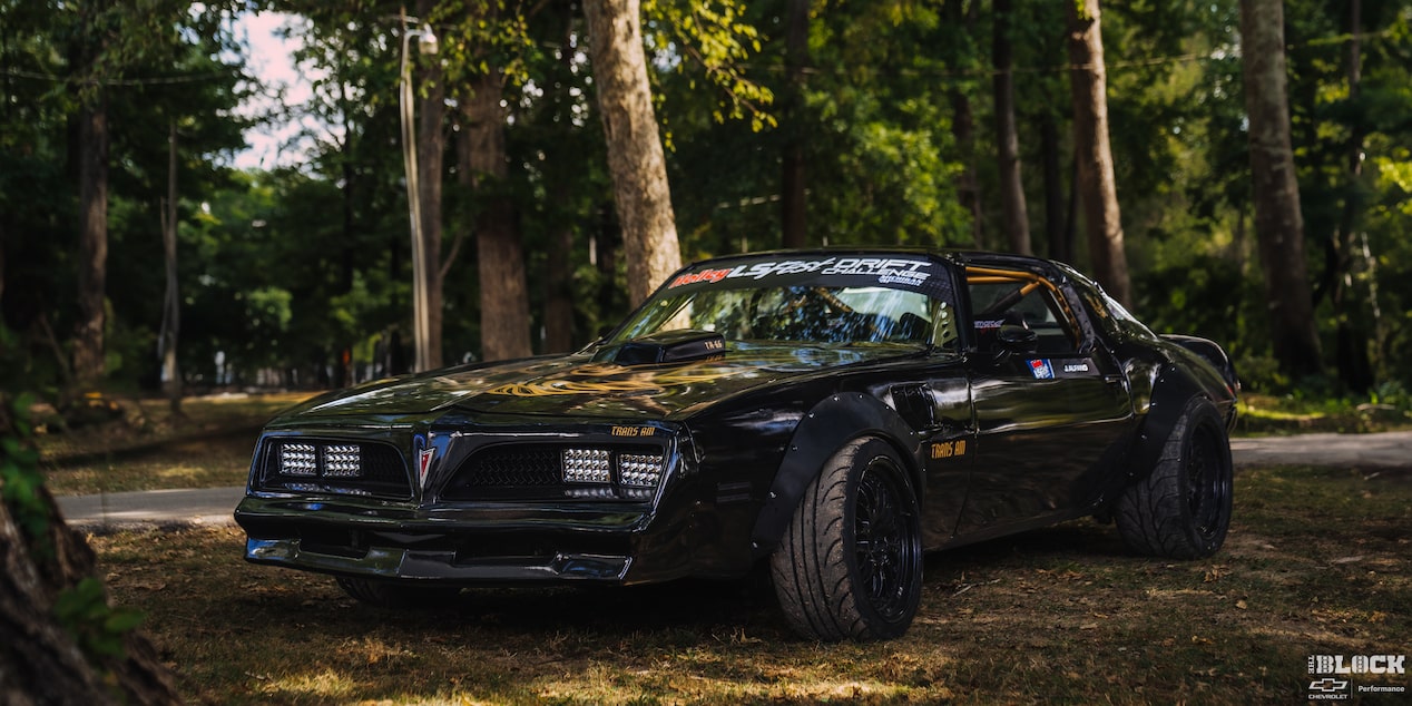 J.J. Alfano’s LS-powered 1978 Pontiac Firebird Trans Am Parked Around Trees