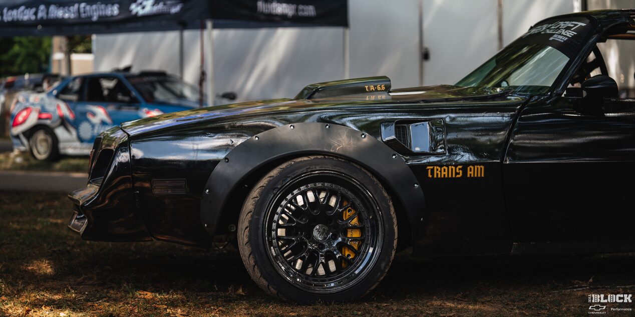 Side Shot of the Driver Side Tire of a 1978 Pontiac Trans Am