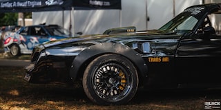 Side Shot of the Driver Side Tire of a 1978 Pontiac Trans Am