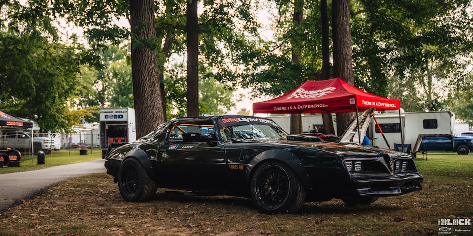 The Trans Am both looks mean and is strong on the track thanks to various modifications and custom-built pieces.