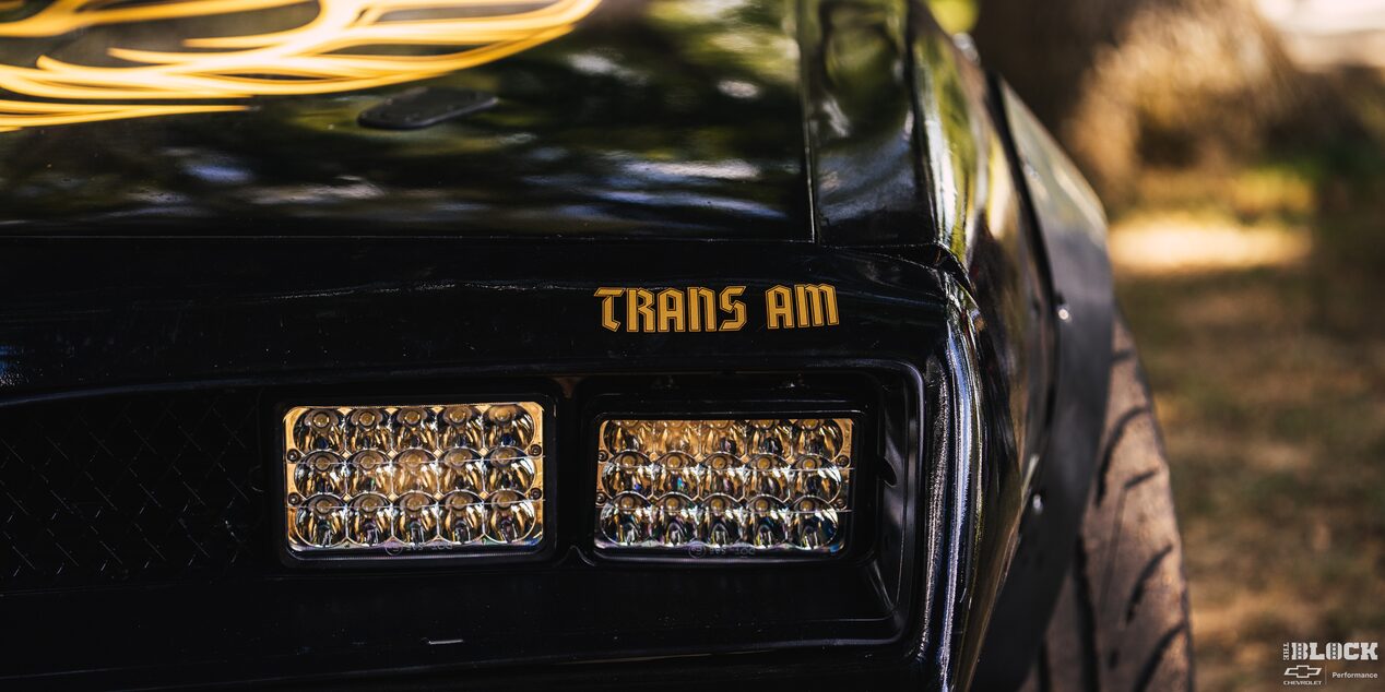Close-up View of the Trans Am Logo on the 1978 Pontiac Firebird Trans Am