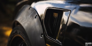 Close-up of an Air Extractor Vent on a 1978 Pontiac Firebird Trans Am
