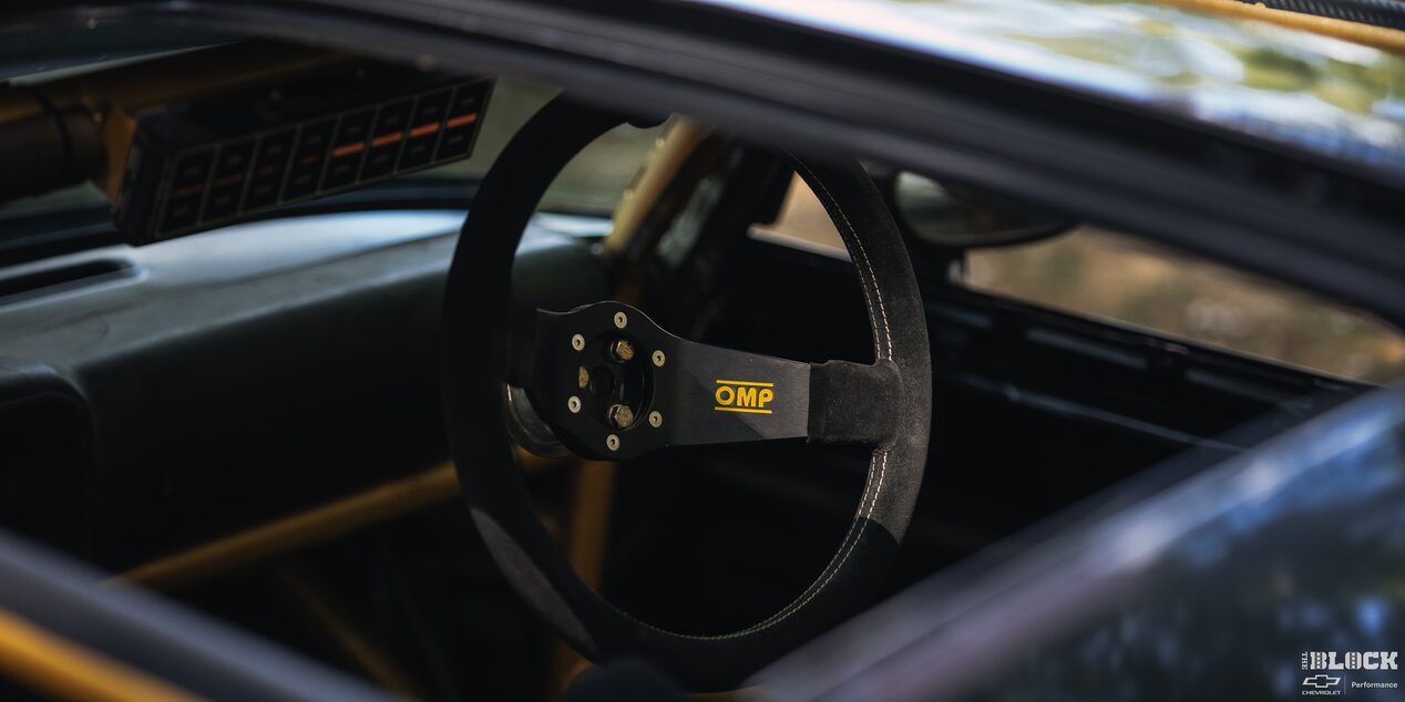 Steering Wheel of J.J. Alfano’s LS-powered 1978 Pontiac Firebird Trans Am