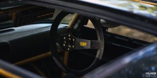 Steering Wheel of J.J. Alfano’s LS-powered 1978 Pontiac Firebird Trans Am