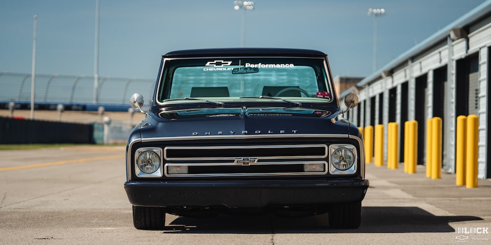 This 1967 C10 has been a mainstay in the Chevrolet Performance fleet for nearly a decade. It has featured a variety of crate engines* and now has the L8P crate option* under the hood.
