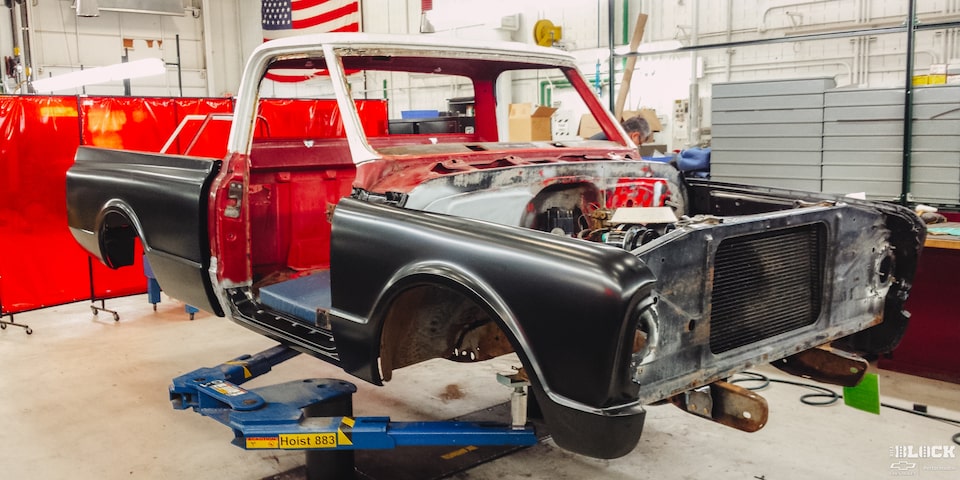 General Motors’ Rich Downing led the build as the truck went from a farm vehicle to a show piece.