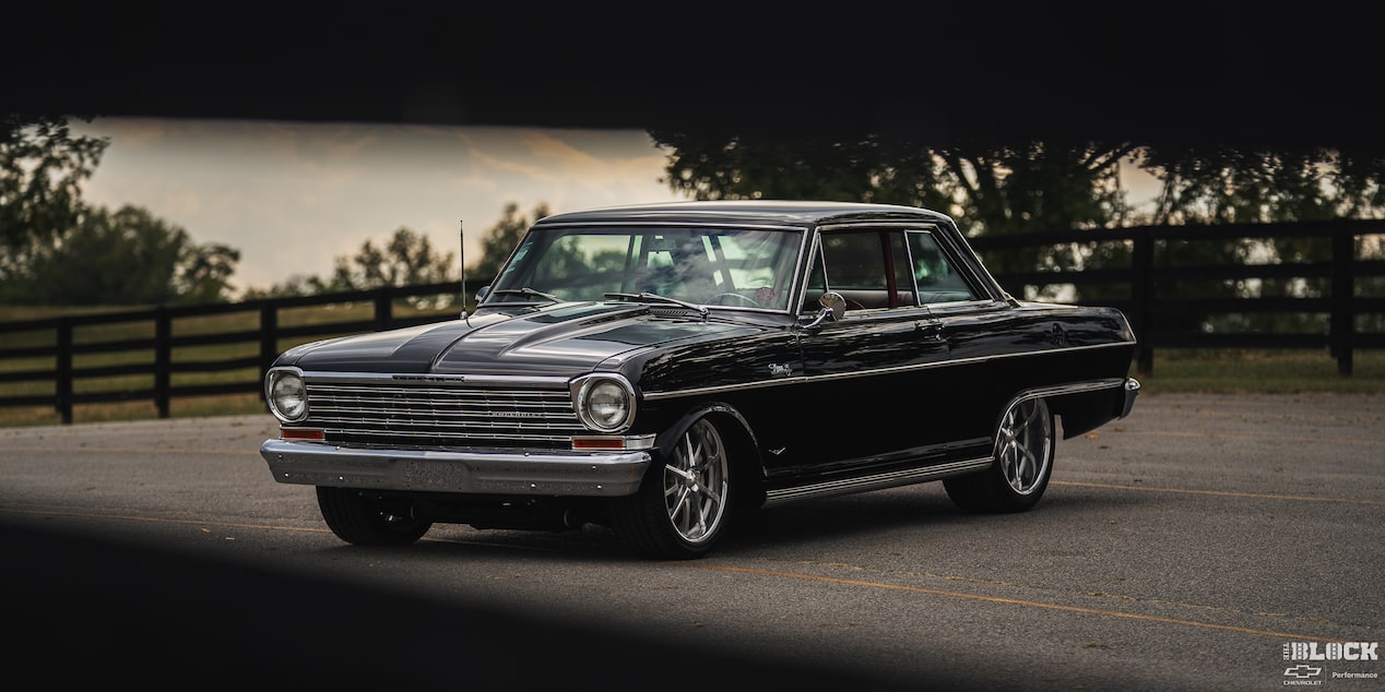 Ronnie Long’s 1964 Chevy II Nova is powered by a supercharged Chevrolet Performance LSX376-B15 crate engine.*