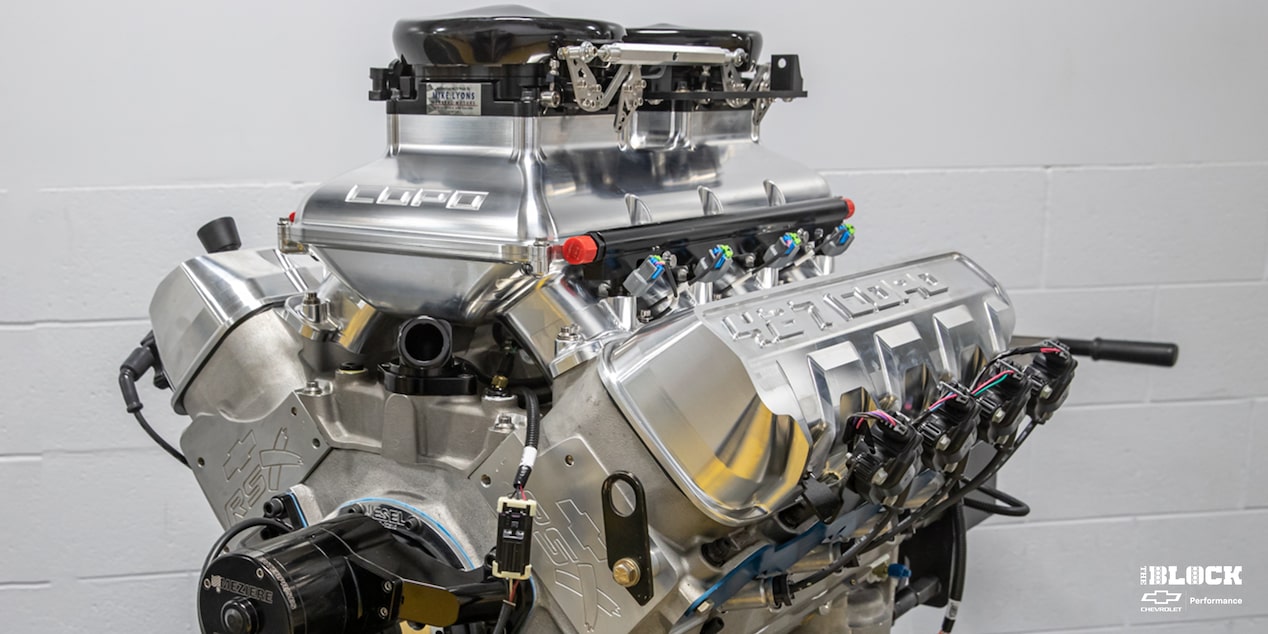 The 2023 COPO Camaro No. 69 is powered by an aluminum 427 cu.-in. Mark IV Big-Block engine. This is the same engine architecture that appeared in the very first COPO, built with the famed all-aluminum 427 in 1969.