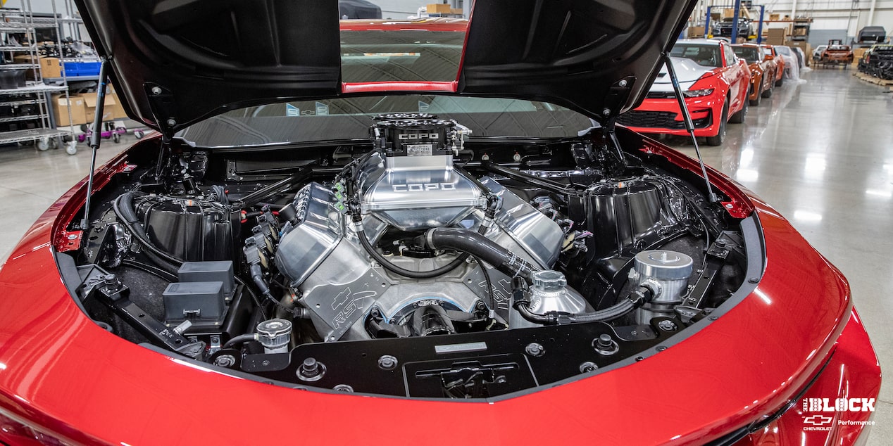A look at the special 427 Big-Block engine under the hood.